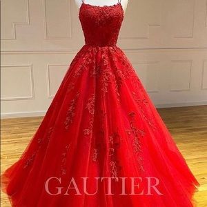 Sherri Hill Red Ball Gown/ Prom Dress